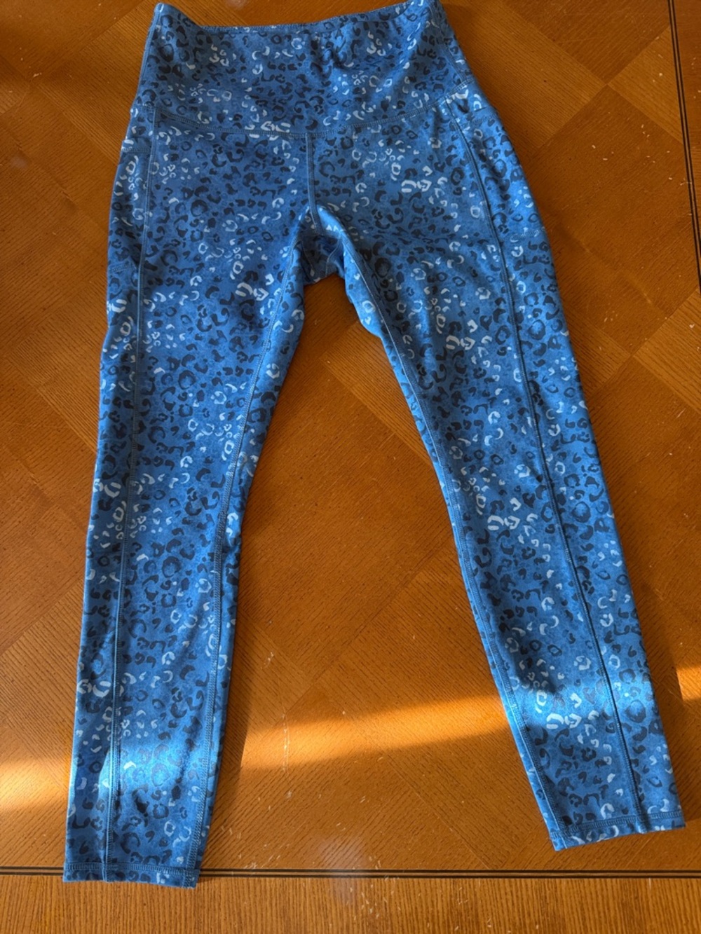 LegEnd blue leopard leggings